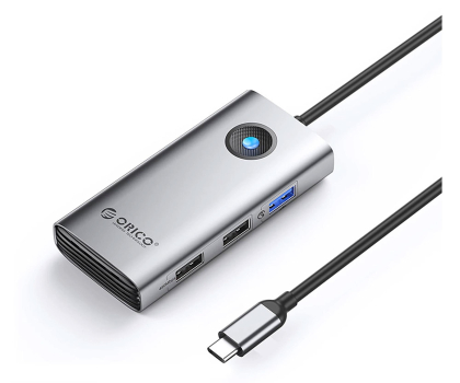 Hub USB Orico USB-C - 1x USB-A 3.0, 2x USB-A 2.0, 1x USB-C PD, 1x HDMI - s